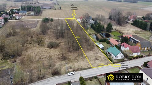 działka na sprzedaż 2500m2 działka Czarna Wieś Kościelna