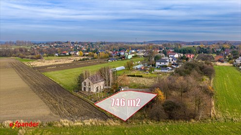 Działka 746 m2 z widokami, media, płaska, cicha okolica działka Mikołów, Konstantego Wolnego