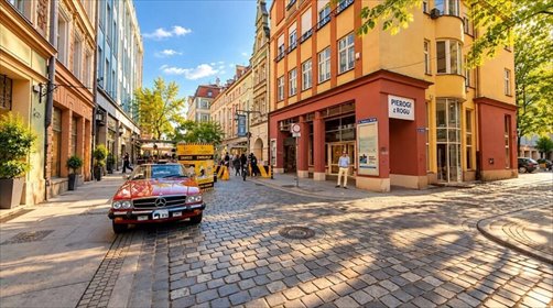 Wrocław - 44 m² w centrum z zielonym podwórkiem i parkingiem mieszkanie Wrocław, Stare Miasto, Kuźnicza