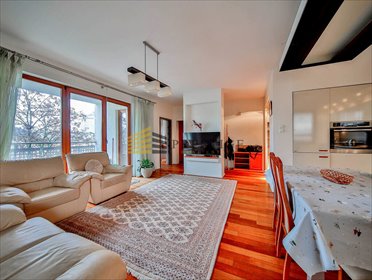 Wynajem 3-pokojowego apartamentu z loggią i widokiem na zieleń mieszkanie Warszawa, Mokotów, Lewicka