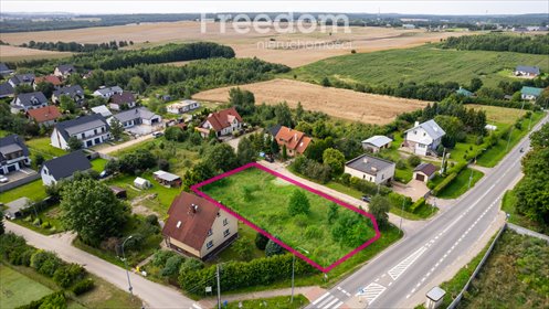 Działka 1027 m² z mediami, blisko obwodnicy i lasów działka Jagatowo