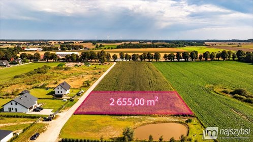 Polecam dużą działkę 2655 m² w Gościnie z możliwością zabudowy działka Gościno, Miasto