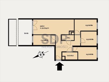 mieszkanie na sprzedaż 91m2 mieszkanie Wrocław, Krzyki, Klecina, Przyjaźni