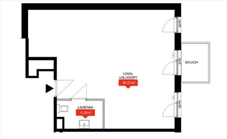 lokal użytkowy na sprzedaż 53m2 lokal użytkowy Kraków, Bronowice, Juliusza Lea