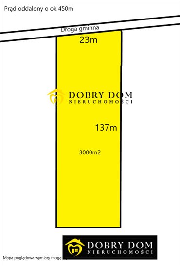 działka na sprzedaż 3000m2 działka Żółtki