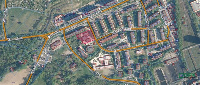 Działka z budynkami usługowymi 3189 m², Knurow działka Knurów, Knurów, Kilińskiego