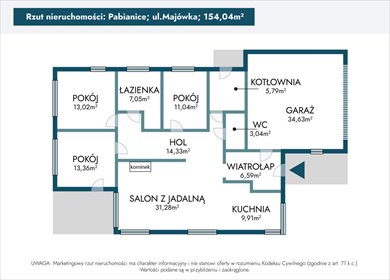 Zapraszam do nowoczesnego domu 207 m² w Pabianicach dom Pabianice, Majówka 14B