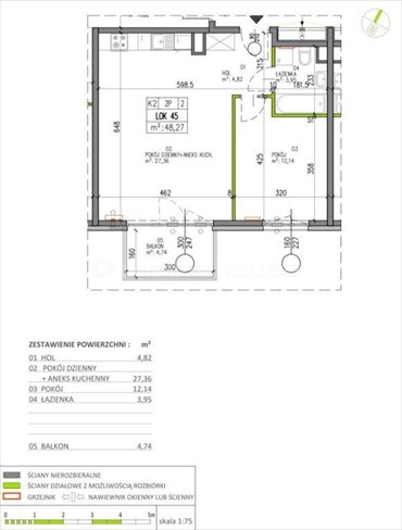 mieszkanie na sprzedaż 48m2 mieszkanie Warszawa, Białołęka