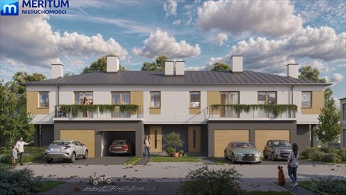 Segment środkowy 107 m2 z garażem, zielona okolica dom Grodzisk Mazowiecki