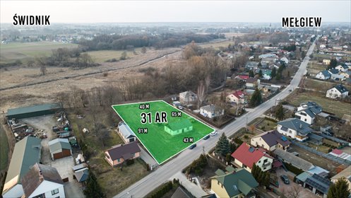 działka na sprzedaż 3100m2 działka Mełgiew, Piasecka