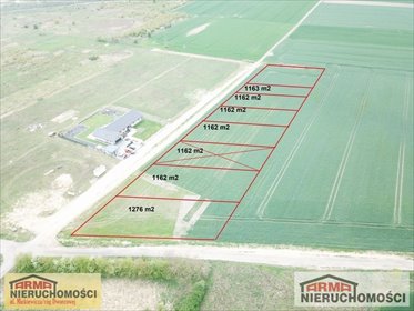 działka na sprzedaż 1162m2 działka Grzędzice
