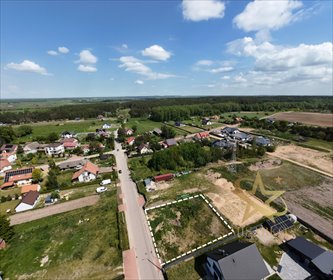 Działka budowlana 790 m² z mediami, spokojna okolica działka Żółtki