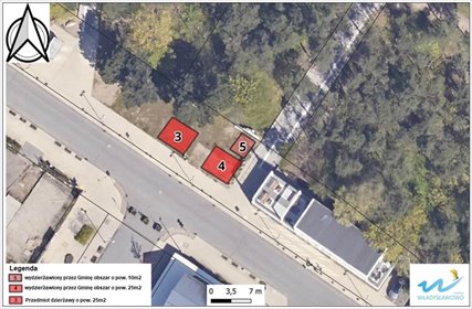 działka na wynajem 25m2 działka Władysławowo, Hryniewieckiego