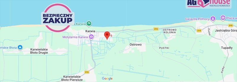 Działka inwestycyjna z domkami nad morzem - polecam! działka Karwia, Relaksowa