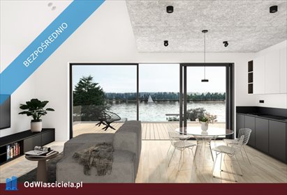 Nowoczesny dom z widokiem na jezioro, ogród i taras dom Mikołajki, Kajki 93