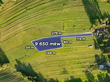 Na sprzedaż działka 9 650 m² w Maruszynie z możliwością zagospodarowania działka Maruszyna, Kosy