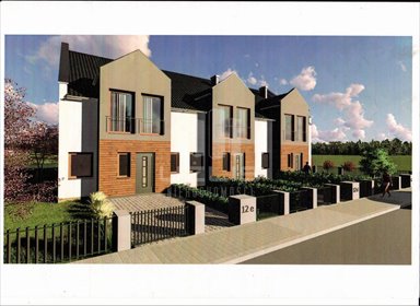 Nowoczesny dom 120 m² z ogrzewaniem podłogowym i tarasem dom Starogard Gdański, Rolna