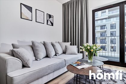 Nowoczesne studio z balkonem i widokiem na rzekę w Angel River mieszkanie Wrocław, Krzyki, Walońska