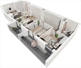 mieszkanie na sprzedaż 71m2 mieszkanie Poznań, Jeżyce