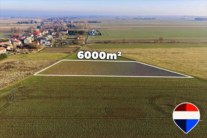 Działka 6 000 m² z częścią budowlaną i rolną, dostęp z dwóch stron działka Chocianowiec