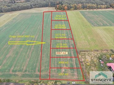 Sprzedam działkę siedliskową 3757 m² blisko centrum Przybiernowa działka Przybiernów