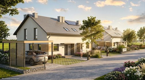 Dom bliźniak 83 m² z energooszczędnymi technologiami dom Rzeszów, Przybyszówka, Dębicka