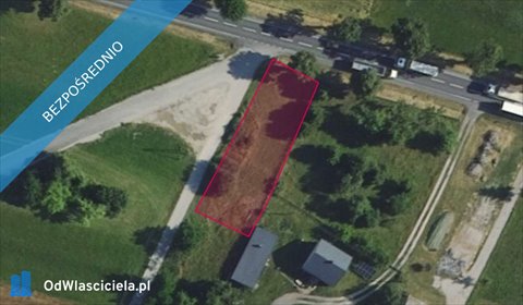 działka na sprzedaż 800m2 działka Wójcin