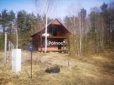 Działka z domkiem nad jeziorem w Borzestowskiej Hucie dom Borzestowska Huta, Lawendowa