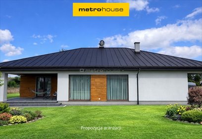 Nowoczesny dom 163 m² z garażem i tarasem w Izbicy dom Izbica