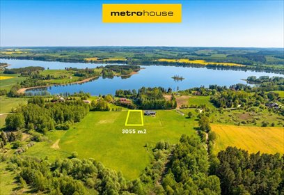 Działka 3055 m² z warunkami zabudowy nad jeziorem Blanki działka Suryty