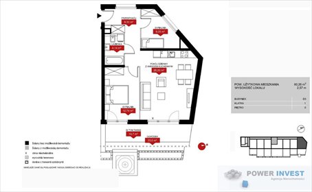 mieszkanie na sprzedaż 60m2 mieszkanie Kraków, gen. Henryka Dąbrowskiego