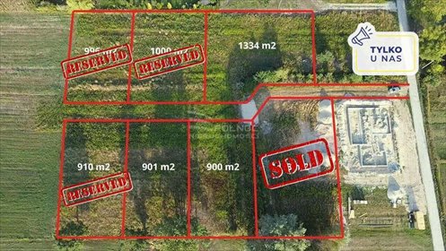 działka na sprzedaż 900m2 działka Dobczyn, Dworska