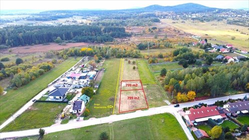 Działka 799 m² w Mójczy (blisko Kielc, media) działka Daleszyce, Mójcza