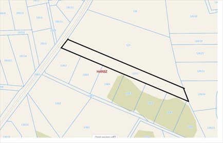 działka na sprzedaż 5494m2 działka Harsz
