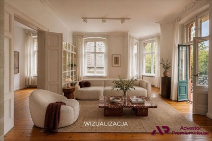 Przestronne 4-pokojowe mieszkanie z historią i widokiem mieszkanie Poznań, Centrum, Długa
