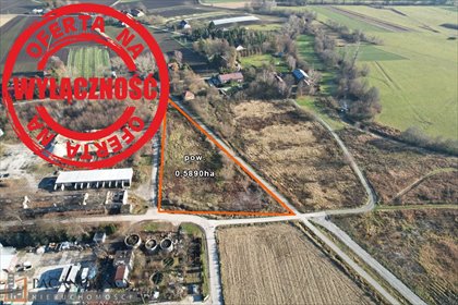 działka na sprzedaż 5890m2 działka Klimontów