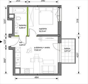 mieszkanie na sprzedaż 37m2 mieszkanie Warszawa, Włochy, Trzcinowa