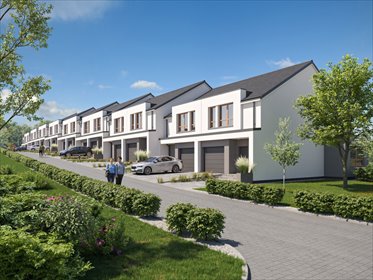 Nowoczesny dom szeregowy 132 m² w Częstochowie zapraszam dom Częstochowa, Poleska