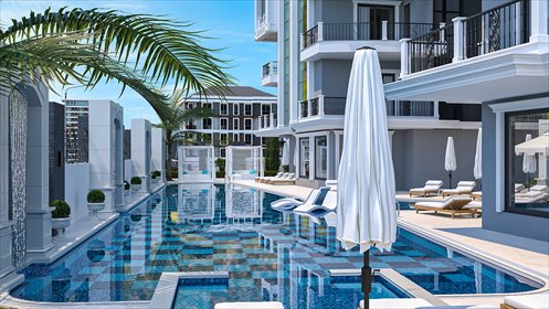 Nowoczesne apartamenty z basenami i udogodnieniami w centrum Alanyi mieszkanie Alanya, Saray, Alanya, Antalya
