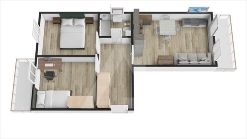 mieszkanie na sprzedaż 50m2 mieszkanie Bydgoszcz, Osiedle Leśne