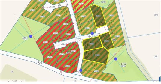 działka na sprzedaż 1243m2 działka Kozin