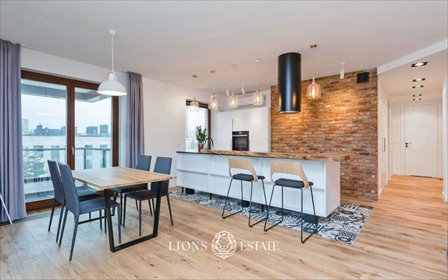 Luksusowy apartament 98 m2 z widokiem na Wisłę i balkonem mieszkanie Warszawa, Śródmieście Solec, Solec