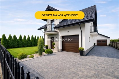 Nowoczesny dom 180 m² z garażami i poddaszem w Igołomi dom Igołomia