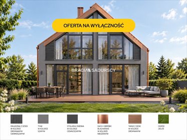 Na sprzedaż działka 805 m² z projektem nowoczesnego domu w Krakowie działka Kraków, Swoszowice, Swoszowice, Mirosława Krzyżańskiego