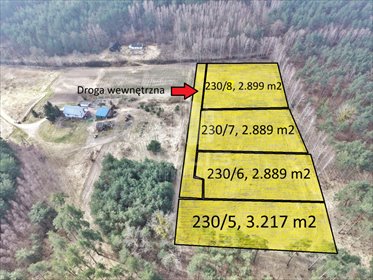 Działki 3 000 m² w Jaźwiskach z warunkami zabudowy polecam działka Jaźwiska