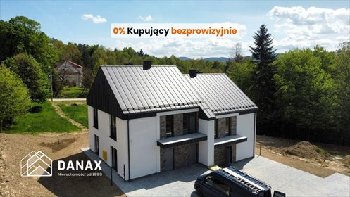Sprzedam nowoczesny bliźniak 101 m² z ogrodem i balkonem mieszkanie Limanowa, Słoneczna okolice