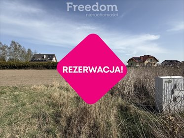 działka na sprzedaż 1093m2 działka Krobia, Wiejska