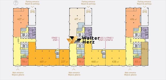 lokal użytkowy na wynajem 1592m2 lokal użytkowy Kraków, al. Jana Pawła II