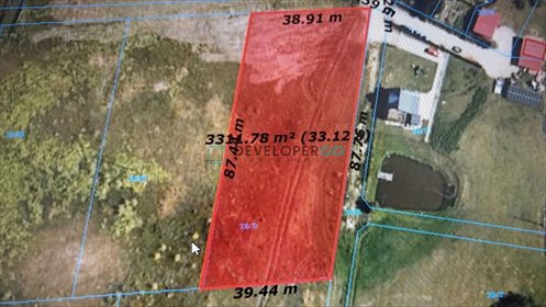 działka na sprzedaż 3310m2 działka Jaśki