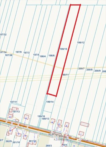 Do sprzedania działka rolna 6978 m² z mediami w Ożarowicach działka Ożarowice, Tarnogórska